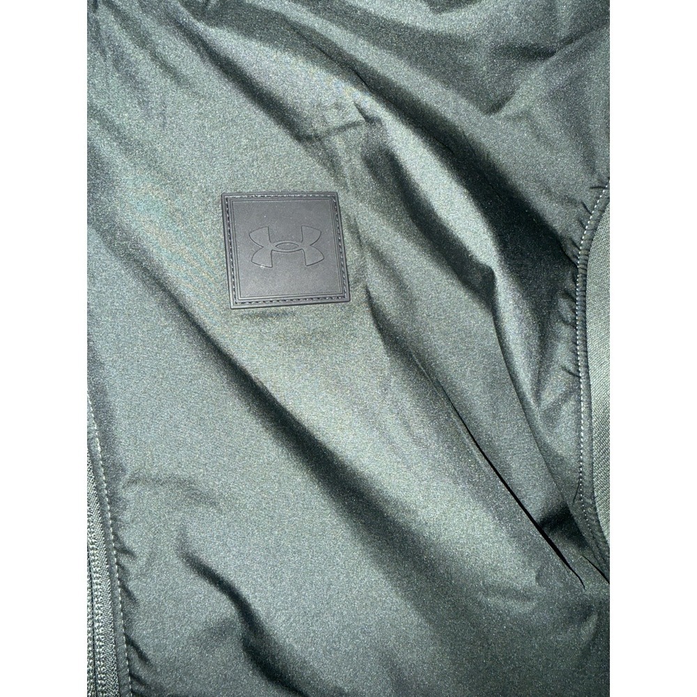 UNDER ARMOUR UA Storm Fleece ½ Zip Jacket with pockets Men's Medium Olive Green - Picture 3 of 5